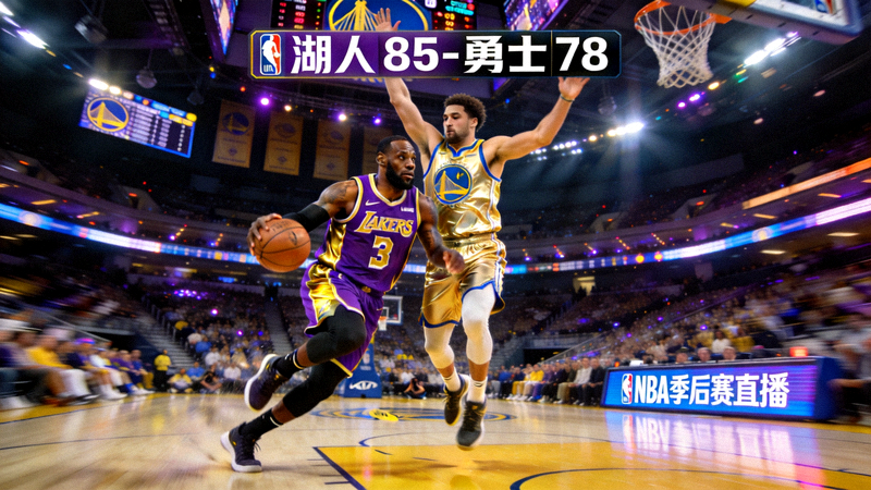 NBA季后赛直播 - 洛杉矶湖人队与金州勇士队比赛精彩瞬间